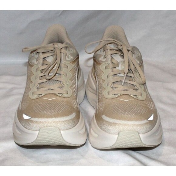 NIB‎ Hoka One Men\'s Bondi 9 Running Athletic Sneakers OLTM BEIGE NIB main image 7